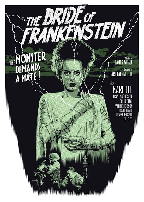 The Bride Of Frankenstein Craniodsgn Posterspy