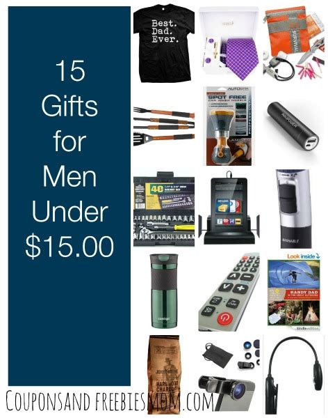Great gifts can be affordable. 15 Gifts for Men under $15! Inexpensive Presents Guys will ...