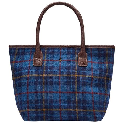 Check out the grab page for more information about this! Joules Carey Blue Check Tweed Grab Bag | Harts of Stur