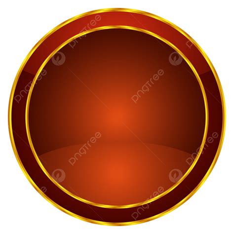 Golden Badge Vector Art Png Golden Circle Badge Gold Circle Golden