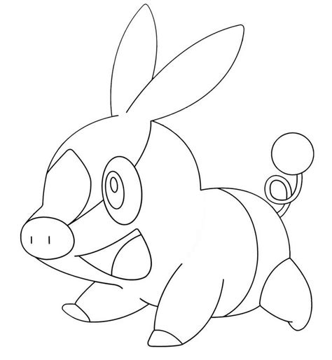 Desenhos De Tepig Pokemon 4 Para Colorir E Imprimir ColorirOnline Com