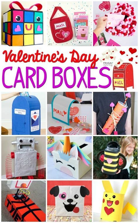 Kids Valentine Mailbox Diy Frog Box Craft Projects