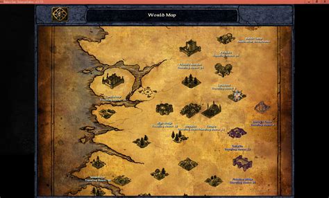 Baldurs Gate Enhanced Edition World Map World Map