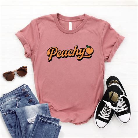 Peachy Retro Shirt 70s Shirt Peachy Shirt Shirts With Etsy