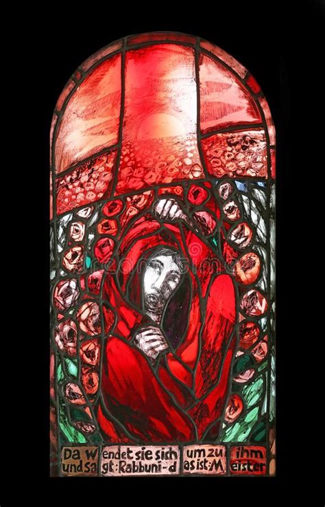 Saint Mary Magdalene Stained Glass Window In St James Church In