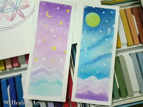 Soft Pastels Drawing Soft Pastel Art Diy Bookmarks Love Rainbow