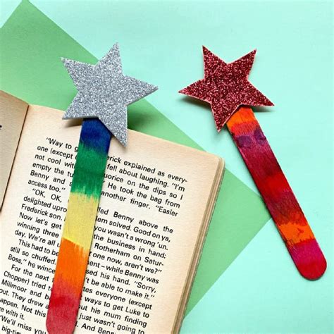 Craft Stick Star Bookmarks For Kids Juggling Act Mama