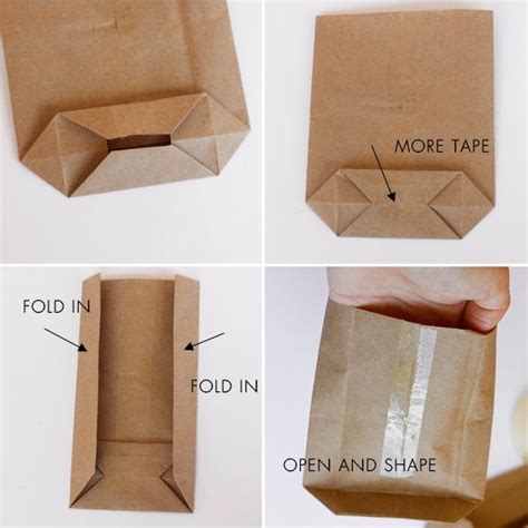 Brown Sack Tranformed Diy Gift Bags Paper Paper Sack Paper