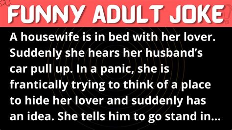 A Housewife With Her Lover Funny Adult Joke Funny Jokes 2022 Youtube