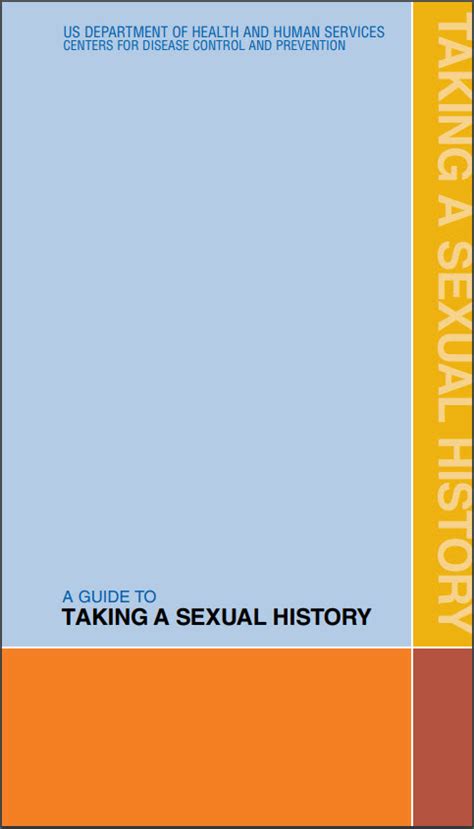 A Guide To Taking A Sexual History California Ptc