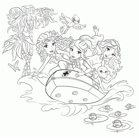Ausmalbilder lego friends freizeitpark, 2021 free download. Lego Friends Coloring Pages to download and print for free