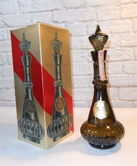 Vtg Jim Beam 1964 I Dream Of Jeannie Genie Decanter Bottle Smokey Glass W Box 1866242766