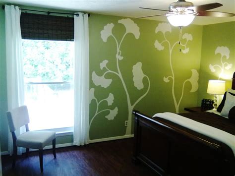 Check spelling or type a new query. Hand Painted Wall Mural - Contemporary - bedroom - Glidden ...
