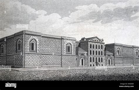 Newgate Prison In London 1800 Stock Photo Royalty Free Image