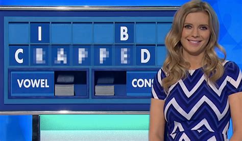 rachel riley smiles as countdown board spells out rude word extra ie