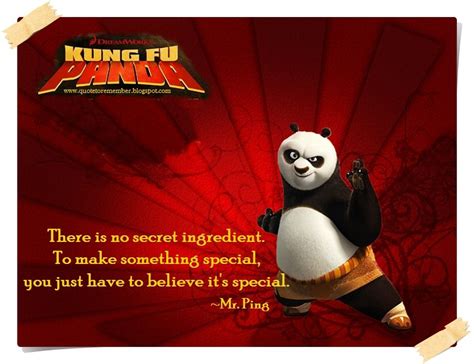There Is No Secret Ingredient Kungfupanda Dreamworks Kung Fu Panda