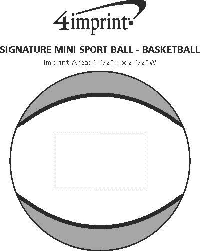 Imprint Signature Mini Sport Ball Basketball M Bk