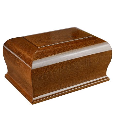 Large Wooden Cremation Urn For Human Ashes Adult Funeral Urn