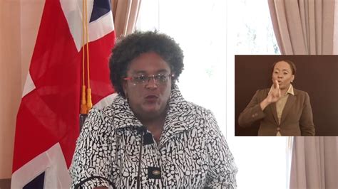 Joint Press Conference Barbados Prime Minister And President For Cop 26 Youtube