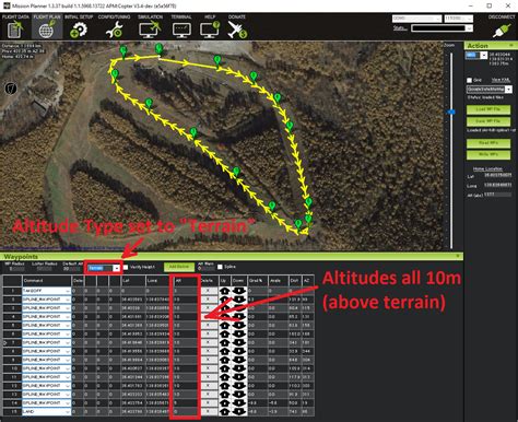 Terrain Following In Auto Guided Etc — Copter Documentation