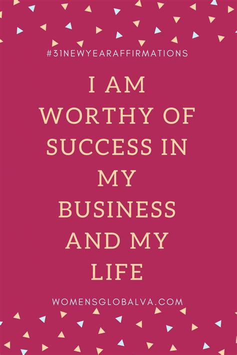 WORTHY OF SUCCESS | Affirmations, Success business, Success