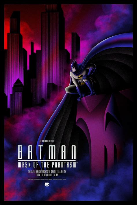 Batman Mask Of The Phantasm Print By Bruce Yan Goes On Sale At Grey