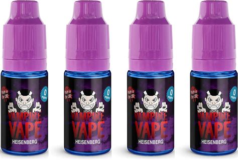 Vampire Vape 4 X Heisenberg And Other Flavours 10ml Bottle By Vampire Vape Amazones Hogar