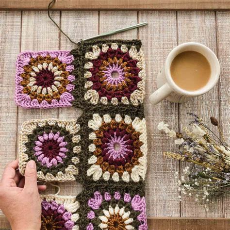 How To Seamlessly Join Crochet Granny Squares As You Go Photo Video