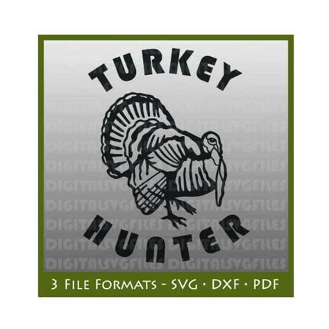 Digital File Turkey Hunting Turkey Hunting Svg Turkey Hunter Etsy