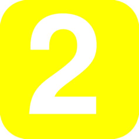 Number 1 Yellow Clip Art At Vector Clip Art Online Royalty