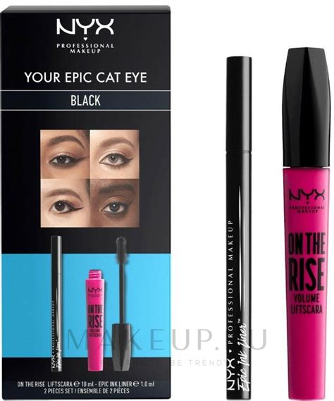 Készlet Nyx Professional Makeup Your Epic Cat Eye Mascara10ml