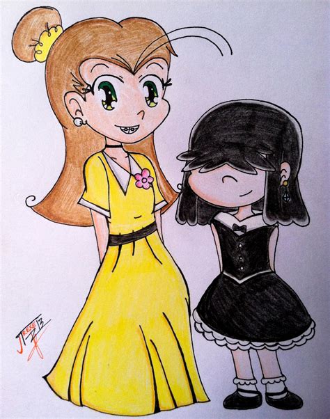 Luan And Lucy Loud Tlh Head Poets Anxiety By Jaytrexe