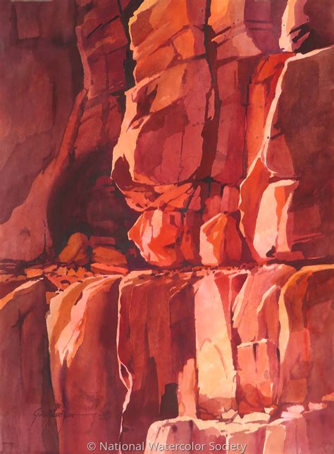 out of the depths by gloria miller allen nws original art by national watercolor society