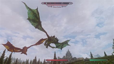 4k Plus For Parthurnax And Alduin And All Dragons At Skyrim Special