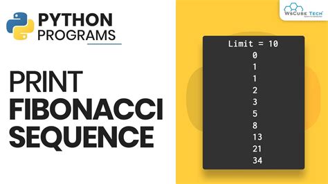 Fibonacci Sequence Python Tutorial For Beginners Youtube