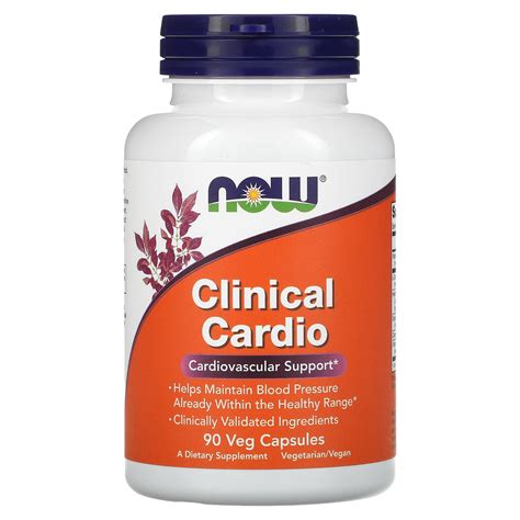 Now Foods Clinical Cardio Cardiovascular Support 90 Veg Capsules Iherb