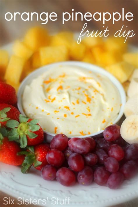 Orange Pineapple Fruit Dip Recipe My Recipe Magic