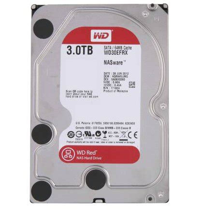 Great savings & free delivery / collection on many items. WD Red WD30EFRX 3TB 7200RPM 3.5" SATA 6Gb/s Hard Drive for ...
