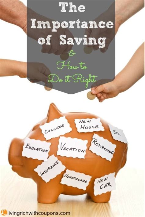 The Importance Of Saving And How To Do It Right Saving Money Saving
