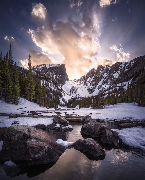 Its Still Winter Up At Dream Lake Rocky Mountain National Park