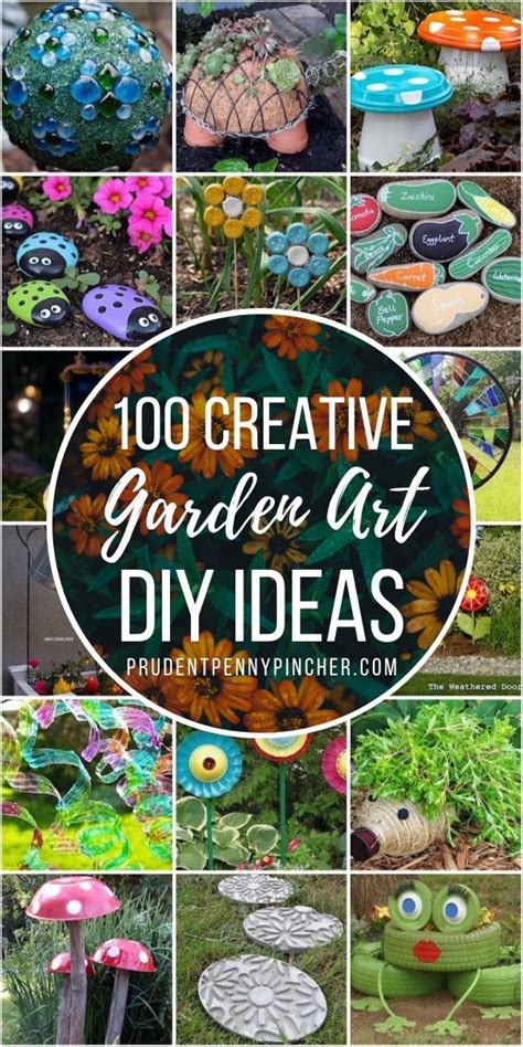 100 Creative Diy Garden Art Ideas Whimsical Garden Art Garden Art