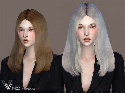 Sims 4 Cc Custom Content Hairstyle Wingssims Wings On0610 The