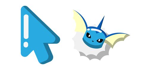 Minimal Pokemon Vaporeon Cursor Custom Cursor