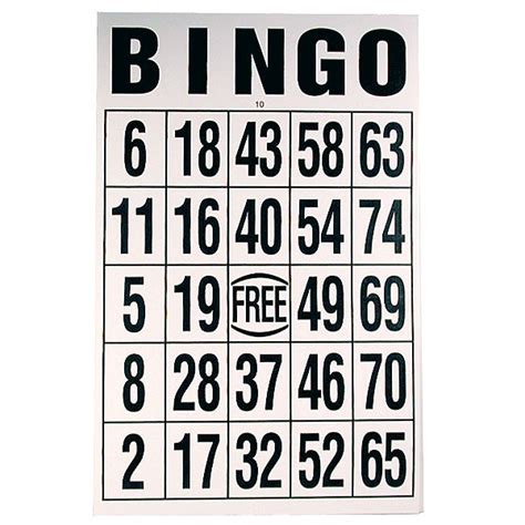 You may want to laminate the bingo cards after you print them. Jumbo Large Print Bingo Cards : Board Games