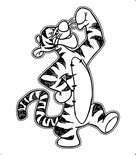 Winnie The Pooh Coloring Pages Tigger Coloring Clip Art Library