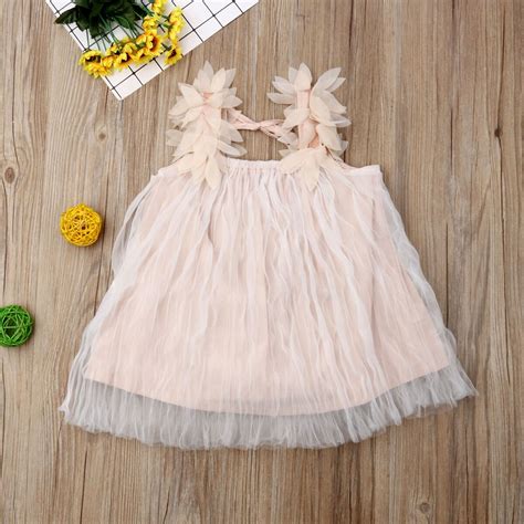 새로운 유아 어린이 아기 소녀 꽃 드레스 레이스 투투 Tulle 파티 가운 결혼식 미인 대회 드레스 6 M 5 T드레스