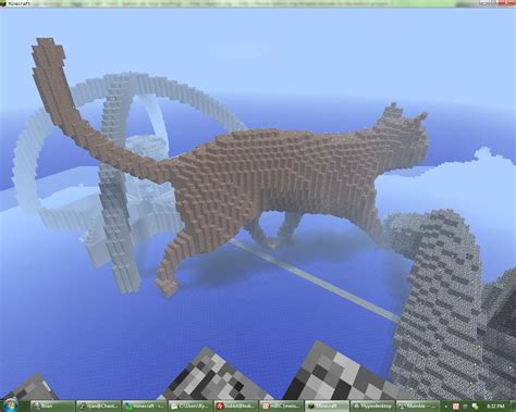 Cat Built In Minecraft Cute Sexy Funny Awful