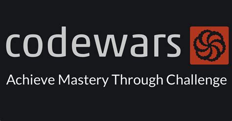 Codewars Achieve Mastery Through Coding Practice And Developer Mentorship