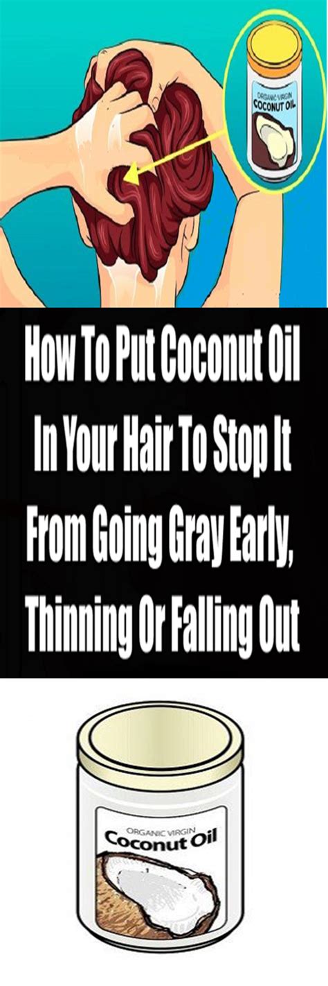 put coconut oil   hair  stop