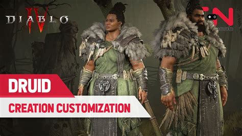 Diablo Druid Customization Options For Female And Male Character